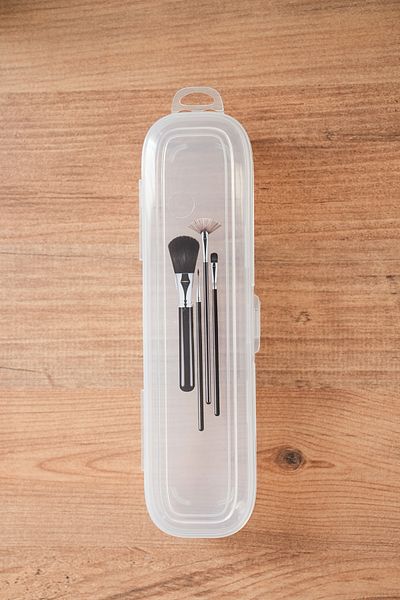 Hayveys home Box with Shadow Pen and Makeup Accessories - Brush Design