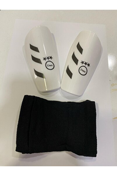 unes Red Goalkeeper Gloves and Shinpad Set