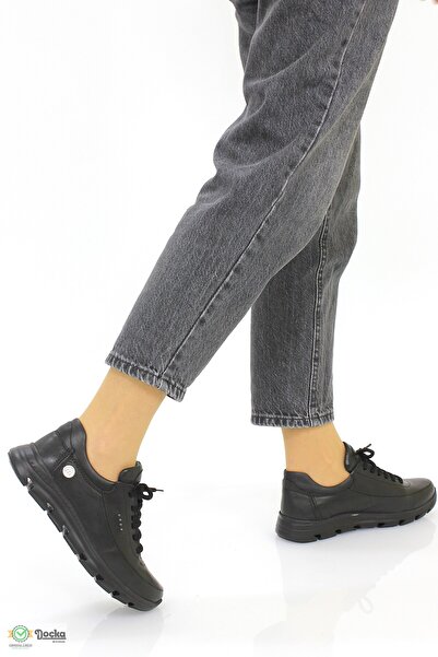 Mammamia Kadın Ortopedik Günlük Hakiki Deri Spor Sneaker Ayakkabıı M26YA3395