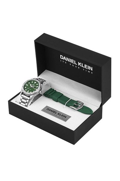 Daniel Klein Steel Cord 3 Atm Water Resistant Special Design Men Wrist Watch Vs.Blkt.0163