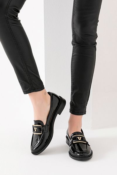 golder Parma Γυναικεία Μαύρα Loafer Casual Loafer καθημερινά παπούτσια