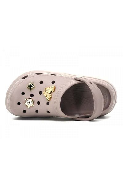Sonimix Ez129.01 High Sole Women's Croos Slippers Mink