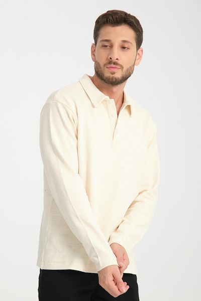 Store 100% Cotton Long Sleeve Men's Sweatshirt - Comfortable and Stylish