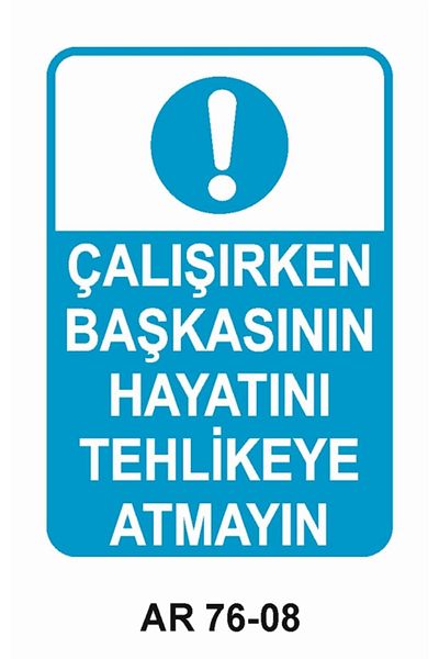 Outdoor One Work Safety Warning Sign 2 Pcs 21X29Cm