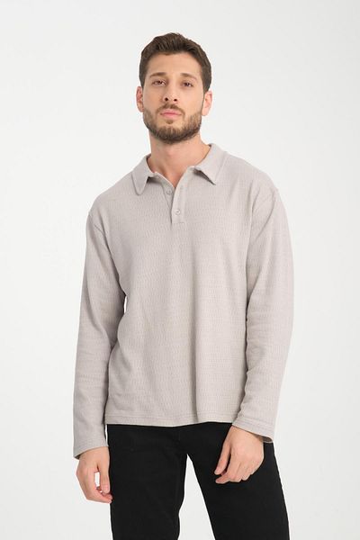 Store 100% Cotton Long Sleeve Men's Sweatshirt - Comfortable and Stylish
