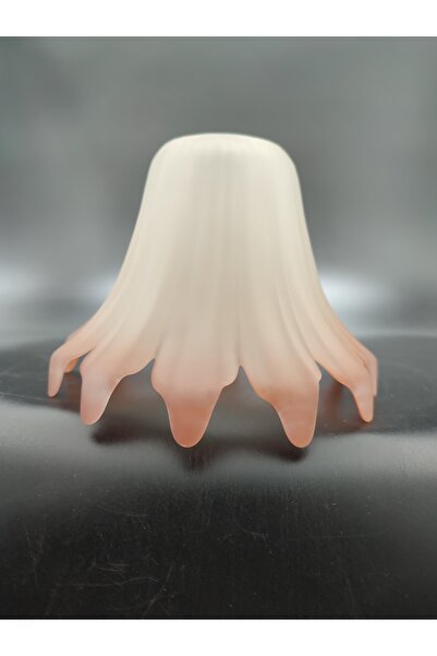 KUĞULU Küçük Avize Camı.somon-kahverengi Renkte.mum Ampule Göre (E.14)