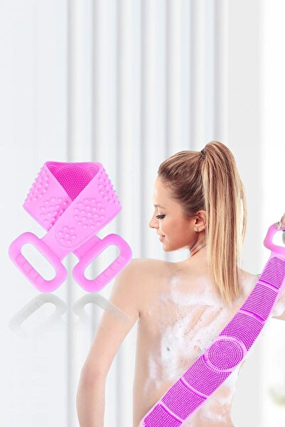 poswicon فرشاة تنظيف الجسم من السيليكون لتقشير الحمام وتقشير الجسم وتدليكه