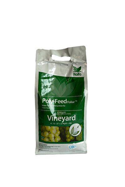 POLY-FEED Poly Feed Foliar Vineyard 4-15-37 (3 MGO) Me - 5 Kg Potasyum Ağirli...