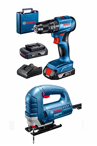 Bosch 2 Li Set Gsb 185 li Çift Batarya ve Gst 8000 e Dekupaj Testere