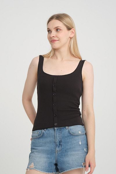 Store 100% Cotton Buttoned Strap Blouse