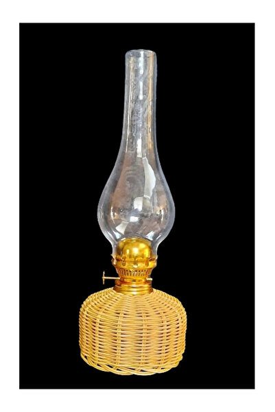 Miss Moray Rattan Örgülü Retro Gaz lamba Seti