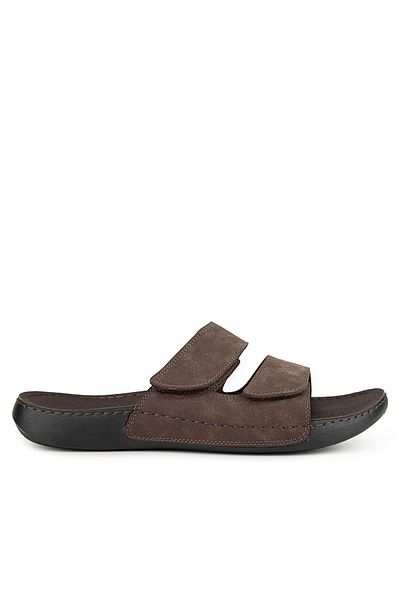 Muya Luwi̇h Anatomic Sole Four Seasons Men's Slippers Brown