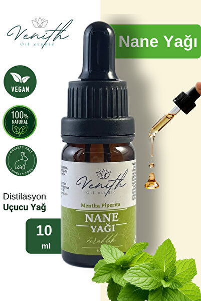 Venith Aromaterapi Tıbbi Nane Yağı - %100 Saf Uçucu Yağ - 10 ml