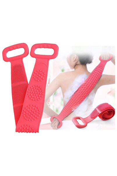 poswicon فرشاة تنظيف الجسم من السيليكون ذات وجهين لتقشير الجسم وتنظيفه