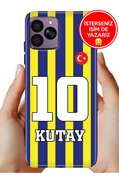 HİKİNG A41 Kılıf Kişiye Özel İsim Yazılı Forma Tasarım Silikon Çubuklu