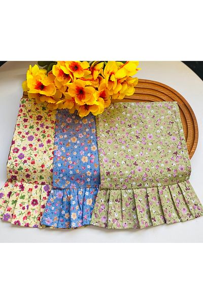 ELÇİÇEK HOME Presentation Napkin, Coffee Side Cocktail Napkin, Presentation Holder (3 Pieces)
