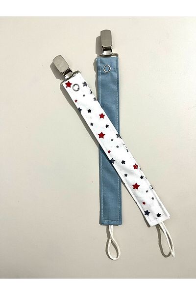 melsia Store - Set of 2 Pacifier Straps - Pacifier Chain -