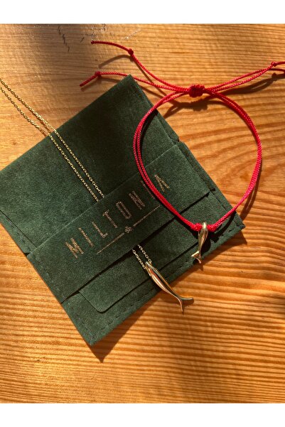 Miltonia 925s Balık Figür Gümüş Kolye