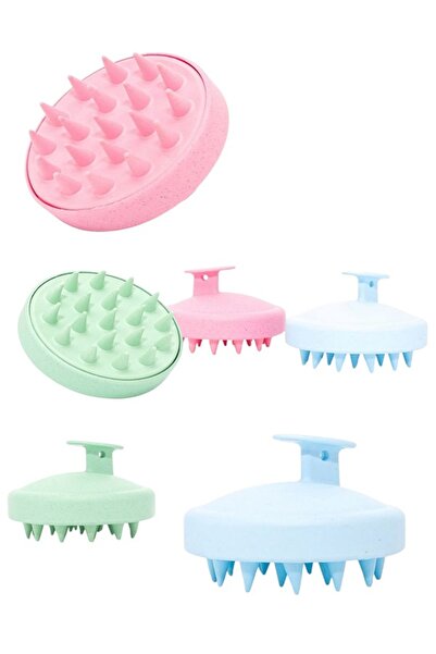 MOON COSMETIC مشط الاستحمام الملون من رويال باريس مشط سيليكون ناعم لتدليك فروة الرأس والعناية بالشعر