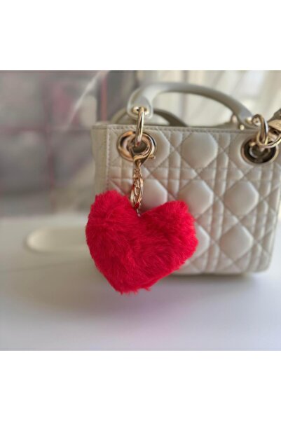 Venus Design Peluş Kalp Çanta Aksesuarı