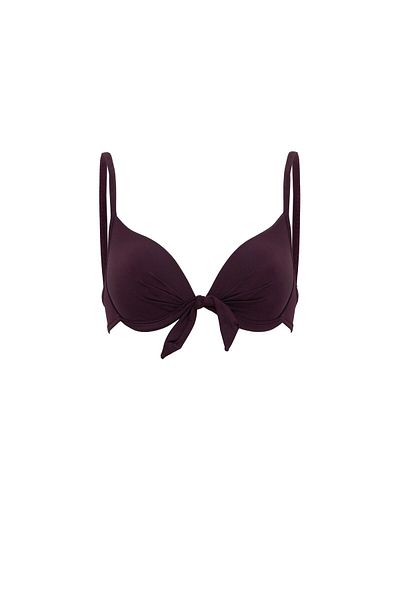 AQUAVİVA Aquaviva Women's Plum Jasmine Bow Underwire Bikini Set