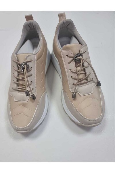 caraxes Women's Elastic Laced Orthopedic Sole Sports Sneaker