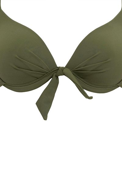 AQUAVİVA Σετ μπικίνι Aquaviva Γυναικείο Χακί Jasmine Bow Underwire