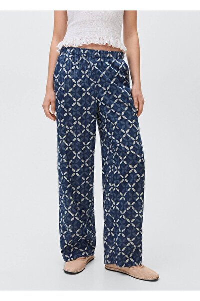 Mango Teen Pantalone ravnog kroja sa uzorkom