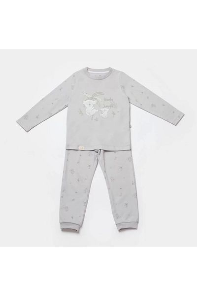 Marsilyan Koala Jumper Pajama Set Gray
