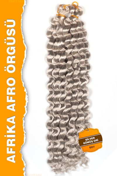 TAM TARZ African Afro Wave Transparent Synthesis Hair - Yellow Argent Tavern Thorns