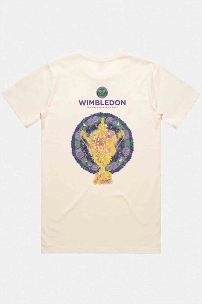 Tee&more. 2024 Wimbledon Tennis Tournament Unisex Oversize Premium T-shirt - Back and Front Printed