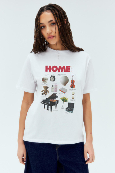 Tee&more. Unisex Oversize BTS Home Baskılı Premium T-shirt