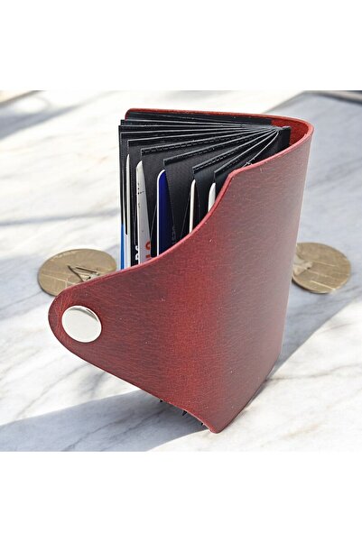 PENTA POL - O Cronder Genuine Leather Accordion Card Holder Wallet