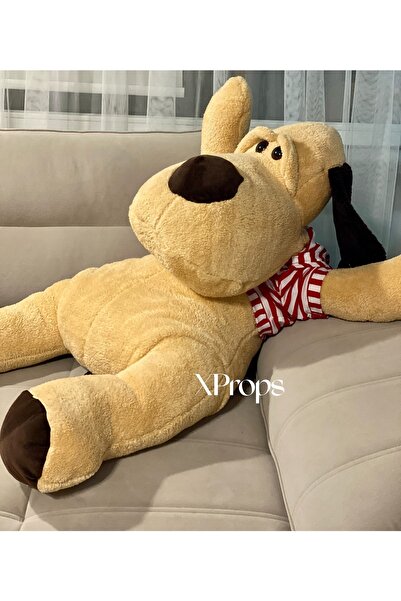 xprops 150 Cm Dev Peluş Yumuşak Büyük Köpek Oyuncak Uyku Sarılma Arkadaşı Doğum Anneler Günü Hediyesi