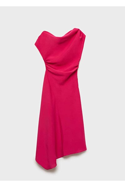 MANGO Woman Asymmetrical Modal Dress