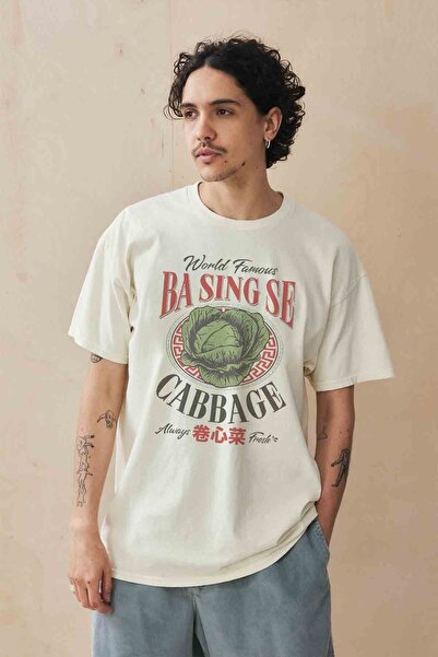 Tee&more. Unisex Oversize Nickelodeon Avatar Lahana Baskılı Premium T-shirt