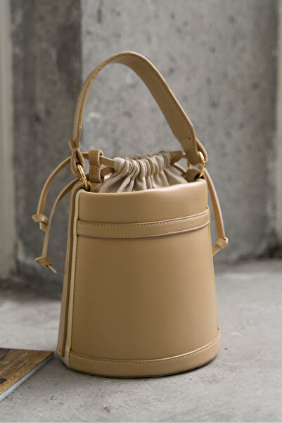 Genel Markalar Vizon Kadın Büzgülü Kova El ve Omuz çantası