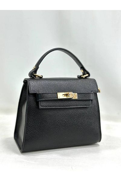 çkn sedat çakan çanta & fular & aksesuar Kelly Women's Plain Genuine Leather Hand Shoulder Cross Bag