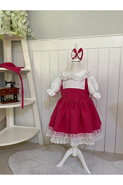 HOBİ Fuşya maşa konsept elbise - doğum günü