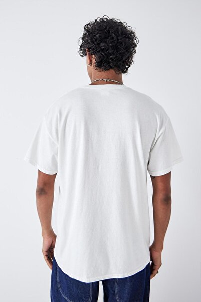 Tee&more. Μπλουζάκι Unisex Oversize Premium με τυπωμένο λογότυπο MTV