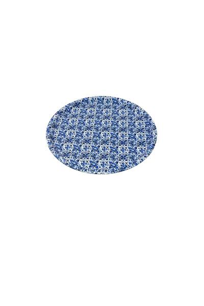 CENGİZ ÇEYİZ Deri Kaymaz Yuvarlak Tepsi 30 cm  611