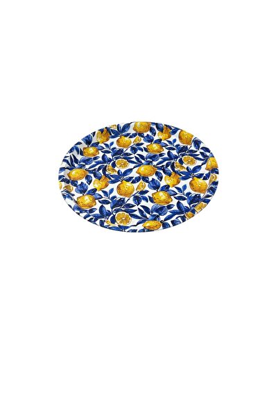 CENGİZ ÇEYİZ Deri Kaymaz Yuvarlak Tepsi 30 cm  611