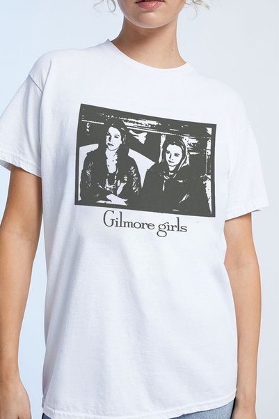 Tee&more. Unisex Oversize Y2K Gilmore Girls Printed Premium T-Shirt