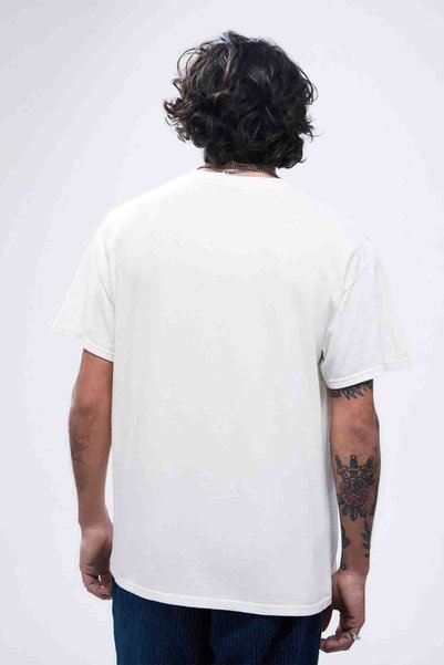 Tee&more. Unisex Oversize Retro Talking Heads Printed Premium T-Shirt