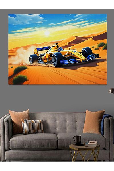 Tablomega Pânză decorativă Desert Racing Vehicle - Lemn MDF