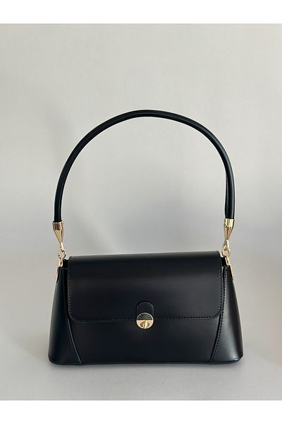 Boutiquehaki Geanta Caryle Black Baguette