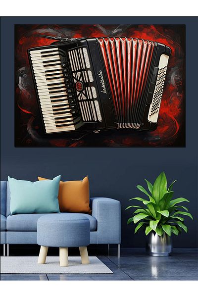 Tablomega Pânză decorativă acordeon clasic - Lemn MDF