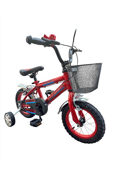 Serraro 12 Jant Çocuk Bisikleti Dolgu 4 Tekerli 2-3-4 Yaş Çocuk BiSİKLETİ-MET...