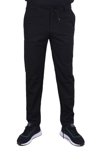 DAGOSTER Dmg23-619712 Μαύρο ανδρικό παντελόνι Jogger με κανονική μέση