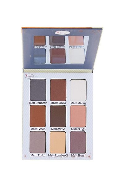 the balm Meet Matte Nude Eyeshadow Palette, 9 Multicolor